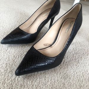 Zara black heels